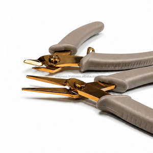 Professional 5 Inch Gold Plated <b>Needle</b> Nose Pliers Stainless Steel Jewelry Making Wire Wrapping <b>Beading</b> Tool - Product Image 6