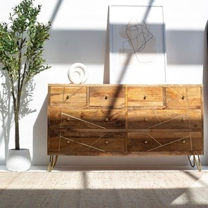 Cómoda de Madera Vandana Falcon Radiant-Drawers con Amplio Espacio de Almacenamiento para Interiores de Dormitorios Modernos - Product Image 4