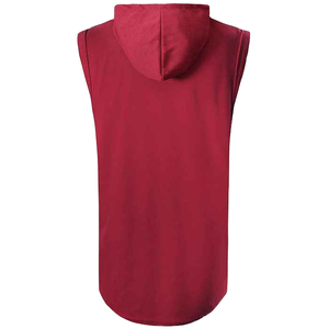 La Sudadera con capucha sin mangas para hombre presenta un diseño Hipster de cola larga con una parte inferior redonda, por lo que es una opción ideal para el verano. - Product Image 3