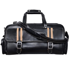 Bolso de Cuero Genuino con Acabado Brillante Personalizado, Acabado en Esmalte Negro, Marca Privada OEM, Venta al Por Mayor, Estilo Casual de Lujo - Product Image 1