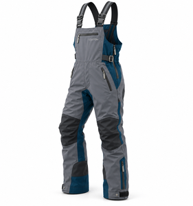 <b>Men's</b> Fishing <b>Bibs</b> & Overalls - Gray Black Mix Combo- Six Colors - Sports & Outdoor Clothing Manufacturer - Custom Clothing - Product Image 3