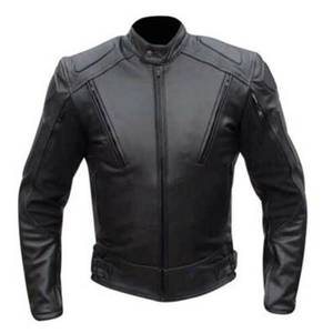 <b>Mens</b> <b>Leather</b> Motorcycle <b>Jacket</b> Premium Genuine <b>Leather</b> Rugged Durable Stylish Riding Fashion Apparel - Product Image 4