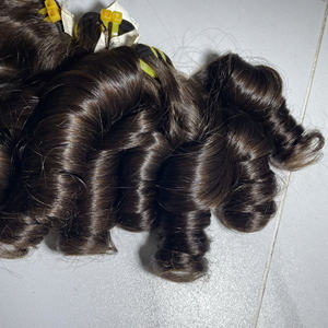 Cabello Virgen Vietnamita Rizado y Voluminoso Color Chocolate, Cabello Humano de Lujo Super Double Draw, Envío Rápido desde Fábrica - Product Image 1