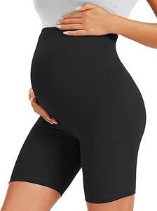 Leggings de Maternidad sin Costuras al por Mayor, Personalizados OEM, Shorts de Yoga para Embarazadas, Transpirables - Product Image 2