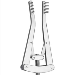 Écarteur de côtes de qualité supérieure avec 2 lames en acier inoxydable, instruments chirurgicaux réutilisables, écarteur de côtes - Product Image 1