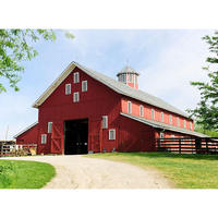 Bâtiment en structure métallique préfabriquée à prix abordable pour écurie de chevaux, pour ferme équestre, fabricant et fournisseur