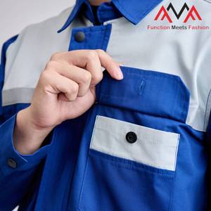 FMF Men's & Women's <b>Reflective</b> Workwear <b>Top</b> – Anti-UV Polyamide Fabric Short Sleeve Safety Apparel - Product Image 2