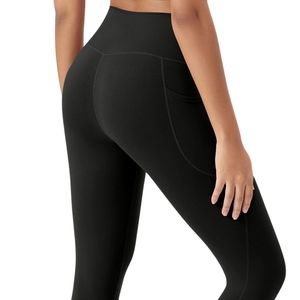 Leggings Deportivos de Cintura Alta para Mujer, Personalizados, Elásticos, para Fitness, Running, Gimnasio, Entrenamiento, Ropa Deportiva, con Bolsillo Lateral para Teléfono - Product Image 1