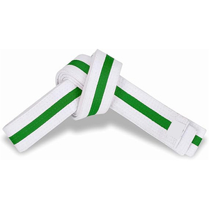 Ceintures de karaté unisexes confortables en coton, broderie de logo personnalisée, vente en gros, équipement d'entraînement pour le judo, le taekwondo et les arts martiaux - Product Image 2