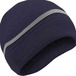 Econex Sports Unisex <b>Navy</b> <b>Blue</b> Beanie Hat Reflective Design Outdoor Winter Warm Knit <b>Cap</b> 100% Acrylic Casual Style 56-58CM - Product Image 5