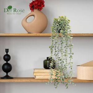 1 Pieza de Árbol de Eucalipto Artificial Moderno Estilo Boho Rústico, Plantas Artificiales Colgantes en Maceta para Baño, Oficina, Escritorio o Pared - Product Image 1