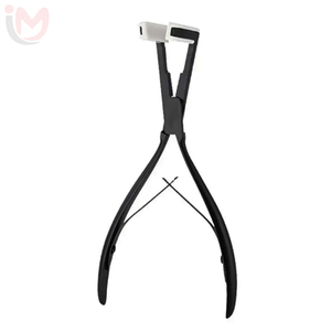 Alicates para Extensiones de Cabello, Herramienta Metálica para Instalación y Extracción, Mango Negro - Product Image 4