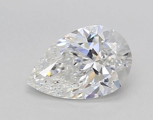Diamant solitaire de 1 à 2 carats, taille poire, pureté VVS, couleur blanche, fabriqué en laboratoire CVD, certifié IGI - Product Image 2