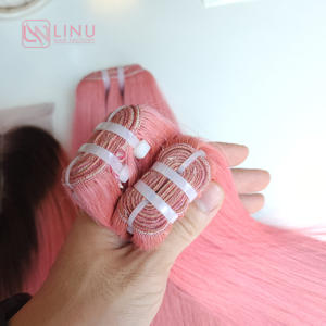 Luxury Colored Vietnamese <b>Hair</b> Extensions Machine Weft Premium VIP Raw Vietnamese <b>Hair</b> <b>Color</b> - Product Image 4