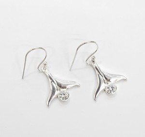 Elegantes Pendientes de Plata de Ley 925 con Circonita en Forma de Cola de Pez, Antideslustre, Hechos a Mano, Joyería Fina para Mujer - Product Image 4