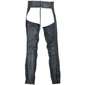 Hot Selling Men's Full Leather <b>Chaps</b> Custom Made Professional Leather Horse <b>Riding</b> Gear Western Style OEM Service Leather <b>Chaps</b> - Product Image 3