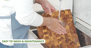 Planche à découper en teck pleine fibre de haute qualité, best-seller, article très demandé, fabriquée au Vietnam - Product Image 4