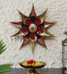 Arte Floral para Decoración del Hogar, Decoración de Pared Hecha a Mano, Escultura Metálica Botánica Moderna para Colgar en la Pared, para Sala de Estar, Dormitorio u Oficina - Product Image 1