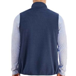 Chaleco de lana personalizado para hombre con logotipo bordado etiqueta al aire libre chaleco sin mangas para acampar senderismo uniforme uso de ropa de trabajo - Product Image 2