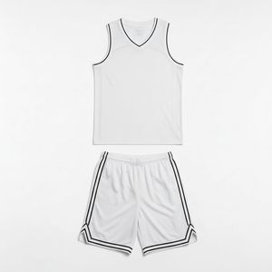 Maillots de basket personnalisés de haute qualité, uniformes d'équipe personnalisables avec tissu respirant et à séchage rapide en 100 % polyester - Product Image 3