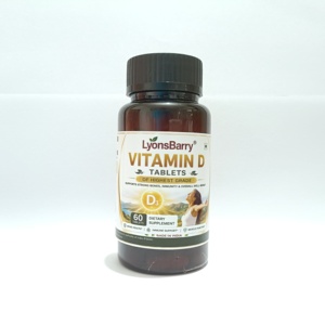 ไลออนส์บาร์รี่ วิตามินดี แคปซูล (ส่วนผสมที่ออกฤทธิ์ 30-50%) สำหรับบำรุงกระดูก สายตา และภูมิคุ้มกัน - 100 แคปซูล ผลิตภัณฑ์เสริมอาหาร - Product Image 1