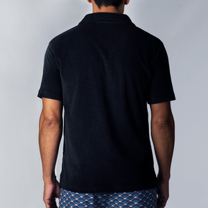 Polo Personalizado para Hombre, Corte Ajustado, Tela Elástica, Transpirable, con Logotipo, Suministro al por Mayor OEM, Tendencia de Moda en EE. UU. - Product Image 3