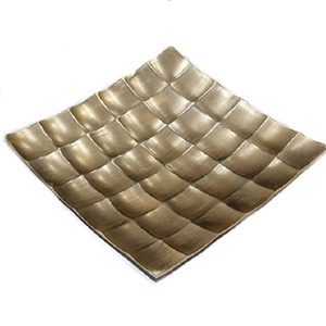 Bandeja de Metal de Diseño Único en Oferta, Bandeja para Servir Frutas Grabada, Bandeja para Servir Dulces para Bodas, para Hoteles y Restaurantes - Product Image 1