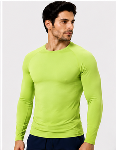 Camiseta Interior de Punto Suave para Hombre, Manga Larga, Uniforme Médico, Transpirable, de Secado Rápido, para Enfermería, Corte Ajustado - Product Image 6