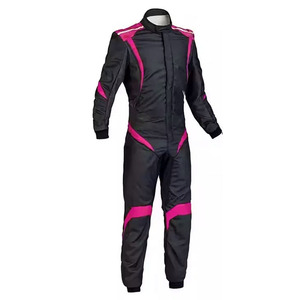 Two Layer One Piece Kart <b>Racing</b> Suit Cordura Genuine Leather Motorbike <b>Jacket</b> Custom Designed for <b>Racing</b> and Protection - Product Image 4