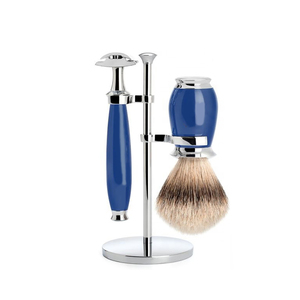 Juego de Afeitado para Hombre Prestige Razor Multicolor de Alta Calidad con Brocha de Afeitar Desechable, Soporte para Brocha y Maquinilla de Afeitar de Doble Hoja - Product Image 4