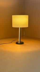 Postmodern European Electric Simple Hotel Decorative Retro Desk Lamp for Bedroom Classic Fabric <b>Table</b> Lamp - Product Image 3