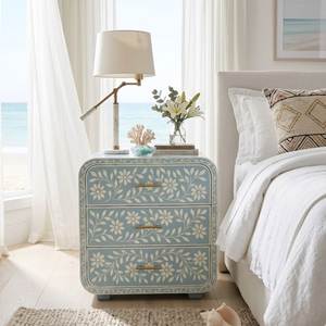 Classic Design Barroco <b>Queen</b> Size <b>Bed</b> Side Table Personalized Color Teak Wood Hand Carved Adjustable <b>Storage</b> Bedroom Furniture - Product Image 3