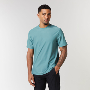 Camisetas de Algodón de Color Sólido a la Moda para Hombre, Camisetas Casuales con Logotipo Personalizado - Product Image 1