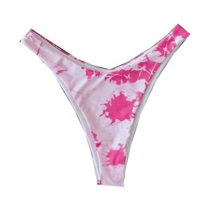 Conjunto de Bikini Sunkissed Goddess Coral Crush con Volantes y Tirantes Ajustables para Diversión en la Playa en Verano - Product Image 5