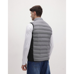 Chaleco de Lona con Logotipo Personalizado para Hombre, Corte Regular, Resistente al Agua, Invierno, Unisex, Cuello Alto con Cremallera, Transpirable, Ropa Exterior Informal para Exteriores - Product Image 2