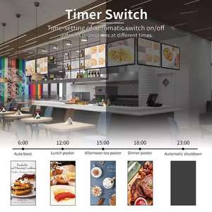 Alihh Display Digitale 50 Pollici Senza Cornice 4K Alta Luminosità per <span class=keywords><strong>Arte</strong></span> Personalizzabile Macchina Pubblicitaria con Segnaletica Android - Product Image 2