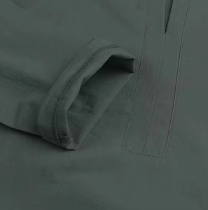 Wholesale Premium Cotton Stand Collar Modest <b>Men's</b> Islamic Eid Plus Size Loose Fit Floor Length Short Sleeve Quick Dry - Product Image 6