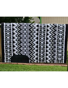 Couverture de selle western haut de gamme en laine de Nouvelle-Zélande, faite à la main, pour l'équitation - Product Image 2