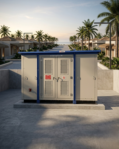 สถานีไฟฟ้าขนาดกะทัดรัดแบบระบายความร้อนด้วยน้ำมัน Smart 400kVA 20kV 400V ขดลวดทองแดง ONAN ONAF พร้อมตัวเปลี่ยนแท็ปแบบ Off Load ใช้ชิ้นส่วน LT HT ยี่ห้อดัง - Product Image 1