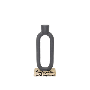Porte-bougie en aluminium de style nordique, fait à la main, imprimé UV, imperméable, décoration minimaliste scandinave moderne, décoration de la maison - Product Image 3