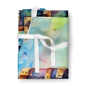 ผ้ากันเปื้อนลายหีบสมบัติหลากสีขนาดใหญ่สำหรับทุกเพศครัวเซิร์ฟเวอร์สำหรับทำอาหารอบงานฝีมือสำหรับผู้ใหญ่และทุกเพศ - Product Image 3