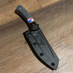 Cuchillos de hoja fija en oferta: Acero inoxidable y damasco, mango de madera, DIY, OEM, bajo MOQ, en stock - Product Image 3