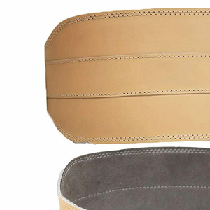 เข็มขัดยกน้ำหนักหนังแท้แบบพรีเมียม พร้อมโซ่เหล็ก สำหรับออกกำลังกายมืออาชีพ อุปกรณ์เสริมสำหรับยิม เข็มขัดพาวเวอร์ลิฟติ้ง - Product Image 3