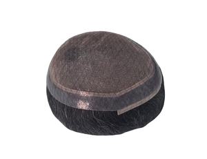 Peluca de Cabello Humano Remy para Hombre, Modelo Australia, con Sistema Capilar de Prótesis - Product Image 6