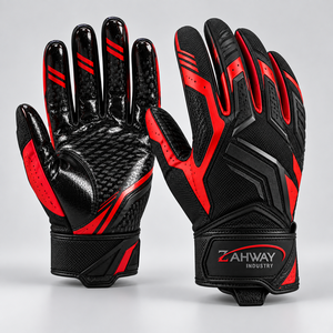 Gants de football américain unisexes avec construction durable, ajustement confortable, adhérence améliorée, tissu respirant - Product Image 4