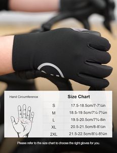 Breathable Bike <b>Gloves</b> for Men Women, Full Finger Pad Cycling <b>Gloves</b>, <b>Touchscreen</b> Reflective Mountain Biking Bicycle - Product Image 4