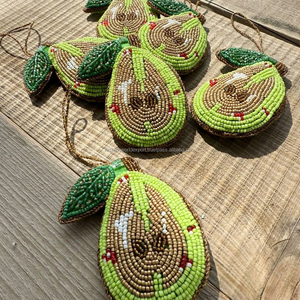 Đính cườm Lê đồ trang trí Giáng sinh độc đáo làm bằng tay trái cây theo chủ đề Cây treo mộc mạc trang trại trang trí kỳ nghỉ hoặc quanh năm nhà bếp - Product Image 1