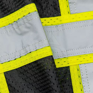 Gilet de sécurité professionnel haute visibilité, vêtements de travail réfléchissants, tissu respirant pour les travailleurs du bâtiment et les tâches en extérieur - Product Image 4