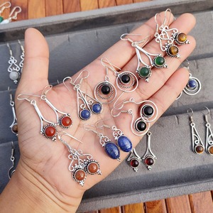 High Quality <b>Tungsten</b> Lovers Pattern Hoop Earrings for Women Classic Statement Jewelry for Party Wedding Daily Wear Available - Product Image 2