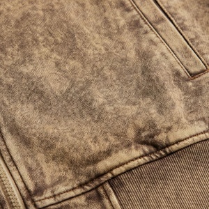 Men's Sustainable Sportswear Acid Wash Jogger Sun Faded Distress Fitness Exercise <b>Sets</b> Hooded <b>Embroidery</b> Jogging Winter - Product Image 5